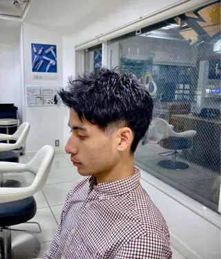 ショート メンズ 青柳辰哉/メンズ 特化/モデル募集中のヘアスタイル