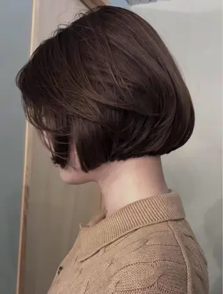 ミディアム カラー 森田遥奈/透明感カラ ー/似合わせカットのヘアスタイル