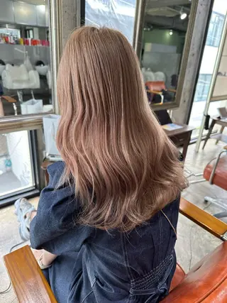 ロング 🔥コテ巻き風 ボブパーマ🔥のヘアスタイル