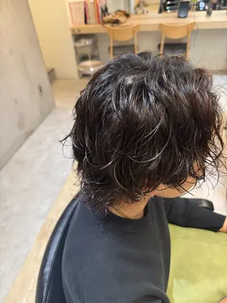 パーマ メンズ 縮毛メンズカット モデル募集レオンのヘアスタイル