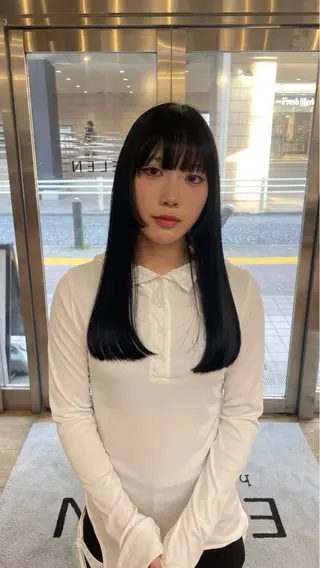 ロング カラー&縮毛 kotojiのヘアスタイル