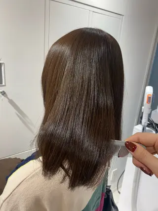 セミロング カラー 韓国ｶﾞｰﾘｰ 🎀ミスズ🩰のヘアスタイル