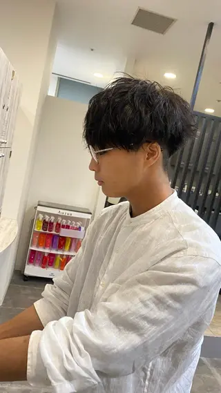 メンズ マスイ カイセイのヘアスタイル