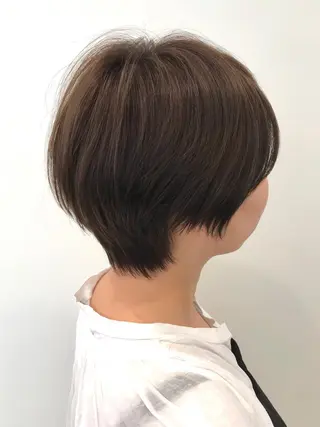 ショート パーマ クロスパーマ松永裕久 似合わせカットのヘアスタイル
