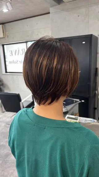 ショート REVE美容室 REVEマツエクのヘアスタイル