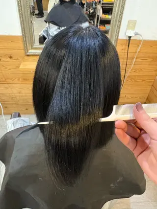 カラー 髪質改善カラー/ 結べるレイヤー/文野のヘアスタイル