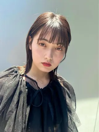 ミディアム 須藤 向日葵のヘアスタイル