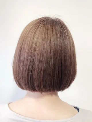 ミディアム 星 沙織のヘアスタイル