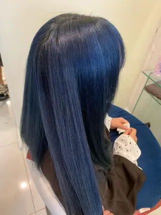 ロング カラー 髪質改善/ブリーチ メンズパーマ遠藤勇輝のヘアスタイル