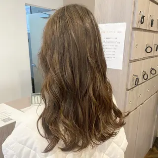 ロング カラー 縮毛矯正/ヘッドスパ 牧野のヘアスタイル