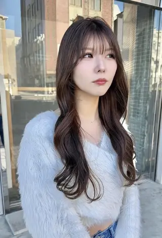 ロング カラー 韓国/ボブ/まつパ 🩰aikaのヘアスタイル