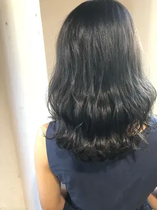 ミディアム カラー ヘアアレンジ メンズ キッズ ネイル マツエク・マツパ 透明感カラー🤎 ゆりのヘアスタイル