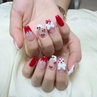 ネイル 🍄Rina🍄 韓国風ネイルのネイルデザイン