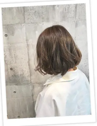 ミディアム カラー パーマ ヘアアレンジ メンズ キッズ ネイル マツエク・マツパ EnBlesS西宮 マンツーマン神道有基のヘアスタイル