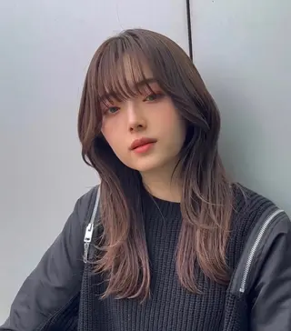 セミロング カラー 🌫️大人韓国ヘア 🌫️naoyaのヘアスタイル