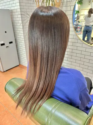 ロング カラー 石井 佑樹のヘアスタイル