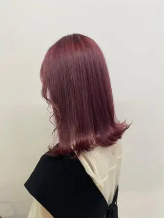 ミディアム カラー ヘアアレンジ 韓国ヘア指名率 No. 1小堀京介のヘアスタイル