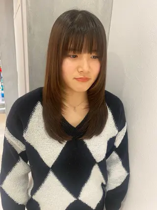 ロング いとう ほのかのヘアスタイル