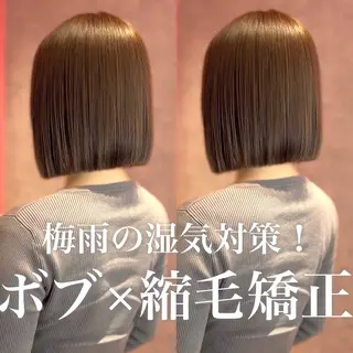 ショート 莉乃/縮毛矯正/髪質 改善/艶カラーのヘアスタイル
