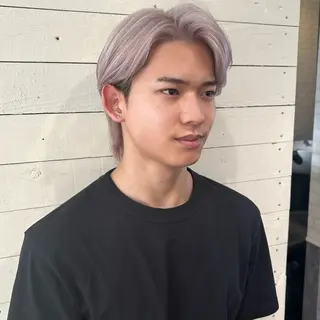 ショート カラー メンズ ブリーチ特化💛 RYUTOのヘアスタイル