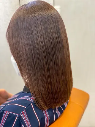 ミディアム カラー 森下 友　Dio...池袋のヘアスタイル
