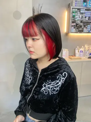 ショート カラー 前橋 姫奈のヘアスタイル