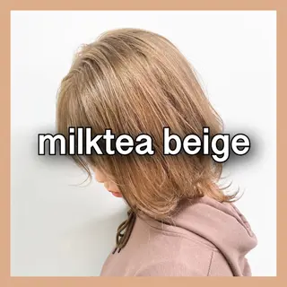 ミディアム カラー ヘアアレンジ 💖韓国ヘアの匠 💖TAKUMI💖のヘアスタイル