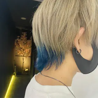 カラー メンズ 小谷野 真優のヘアスタイル