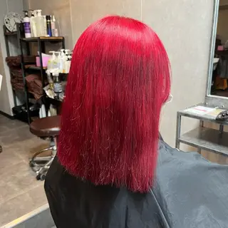 セミロング カラー ヘアアレンジ 😈派手髪/ 地雷系 /　KALIN😈のヘアスタイル