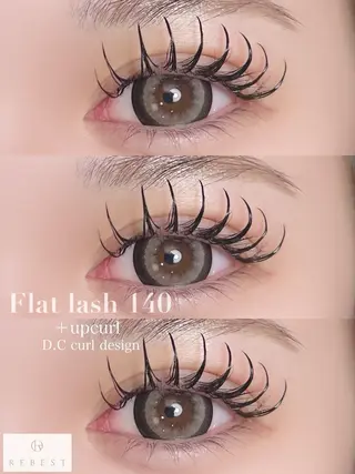 マツエク・マツパ ＲＥＢＥＳＴ ｅｙｅｌａｓｈのマツエク・マツパデザイン