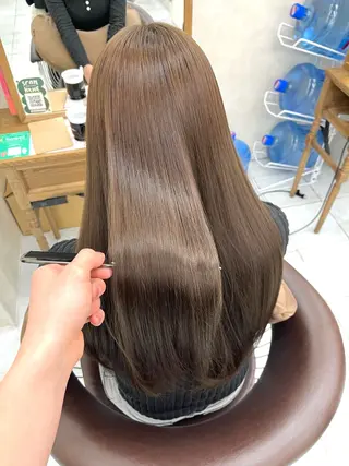ロング 縮毛矯正💎/ 髪質改善ストレートのヘアスタイル