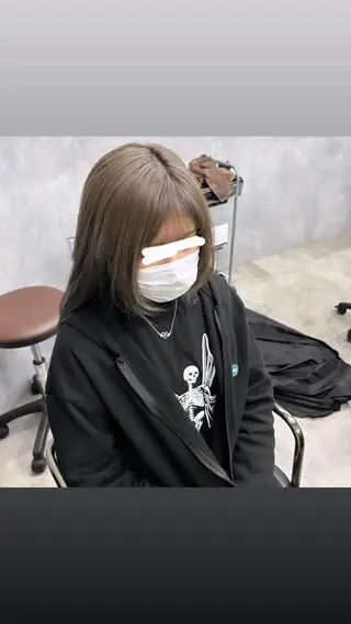セミロング 縮毛矯正・髪質改善 特化 出納 直起のヘアスタイル