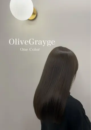 セミロング カラー メンズ 二ヶ月綺麗なデザイン カット/星野六三四のヘアスタイル