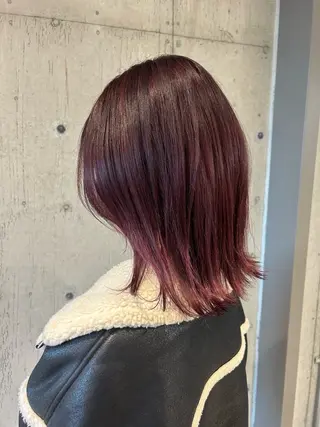 ミディアム カラー 🤡暖色レイヤー 🤡みさきのヘアスタイル