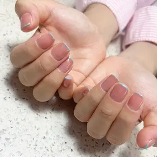 ネイル GALLARIA Elegante 緑のネイルデザイン