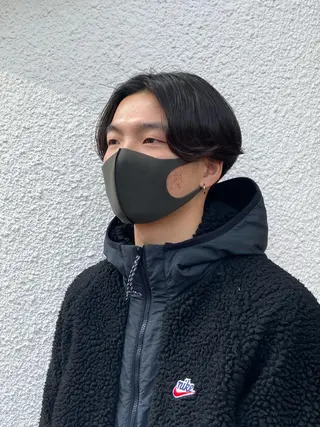 ショート パーマ メンズ 髪質改善・縮毛・ 艶髪カラー　Maruのヘアスタイル