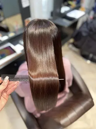 ロング パーマ リピート90%超/縮 毛/酸性縮毛特化井口のヘアスタイル