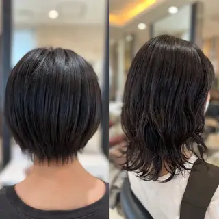 ミディアム QUATRO ほたかのヘアスタイル