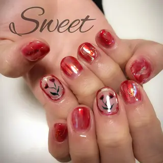 ネイル sweet 仲野陽子のネイルデザイン
