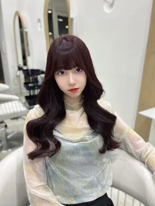 ロング カラー sho/ 名古屋/栄/韓国ヘアのヘアスタイル