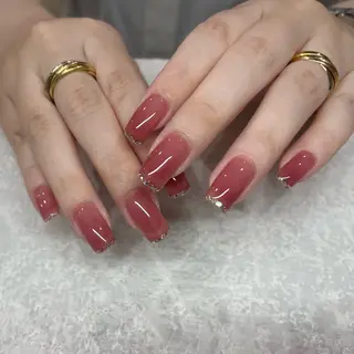 ネイル パラジェルネイル 大人可愛/シンプルのネイルデザイン