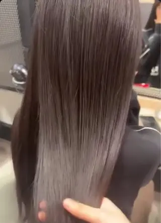 ロング 縮毛•ハイトーン ・着付け Runaのヘアスタイル