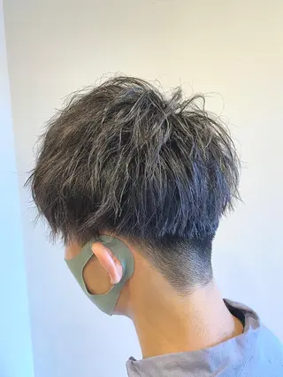 ショート パーマ メンズ マンツーマン/透明感 foi hairのヘアスタイル