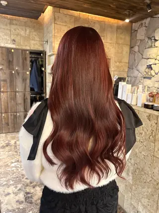 ロング カラー ヘアアレンジ 名駅/垢抜けカラー/ 髪質改善/リナ♡のヘアスタイル