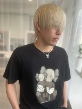 ショート カラー メンズ 京都美容師 塩のヘアスタイル