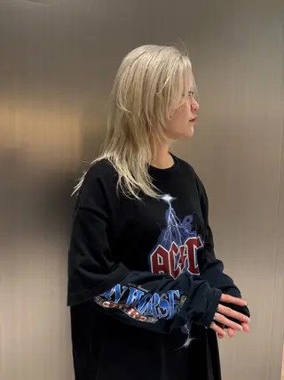 ミディアム カラー 吉武 茂暉のヘアスタイル