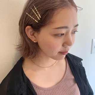 カラー MARU パーマ/レイヤーのヘアスタイル