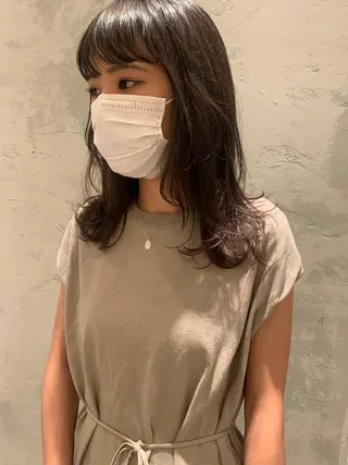 カラー SAKINO. ベージュカラーのヘアスタイル
