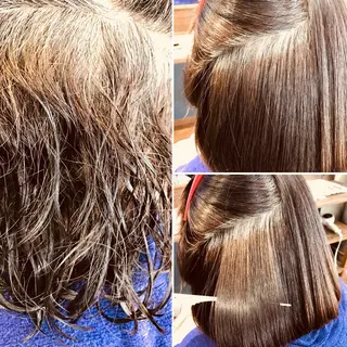 ミディアム 縮毛矯正専門店 FUNNYのヘアスタイル