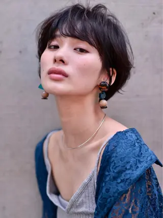 ショート パーマ 髪質改善/縮毛矯正/ トリートメント/庭田のヘアスタイル